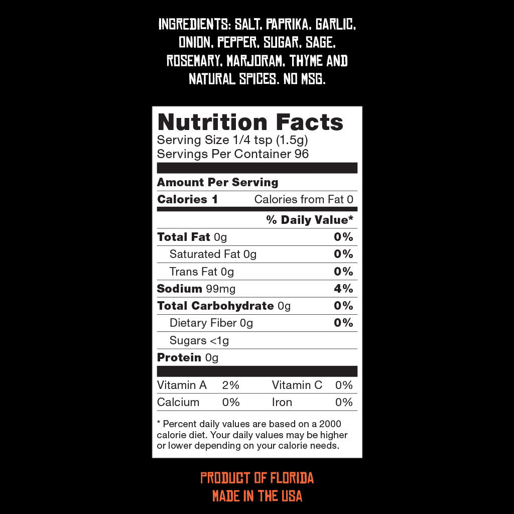 Island Thyme Herb Seasoning Blend (Case) - Best BBQ Seasoning & Rub Co.