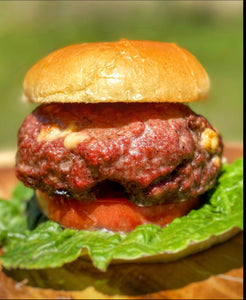 Smoked blue cheese burgers