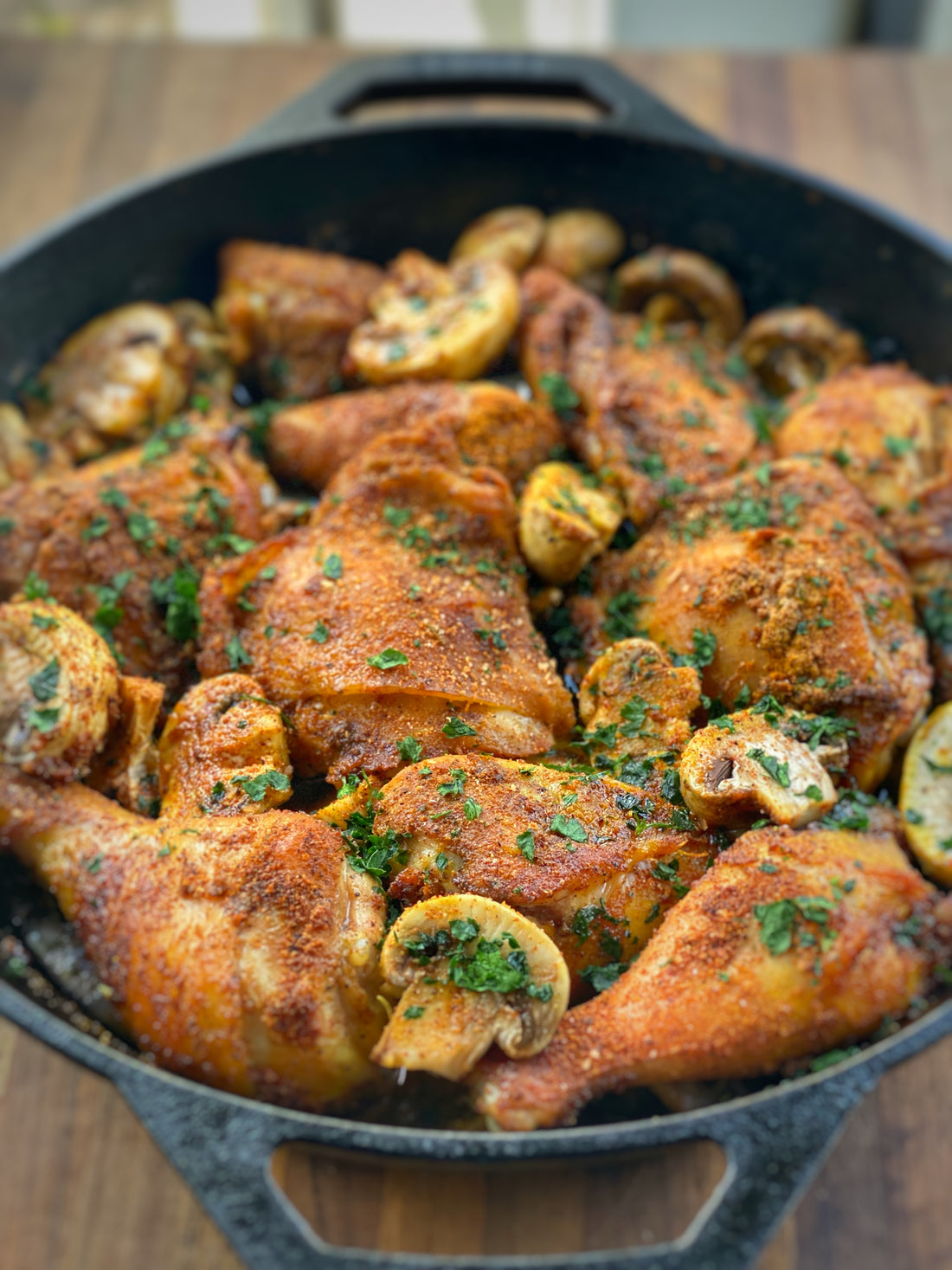 Chicken and mushroom skillet