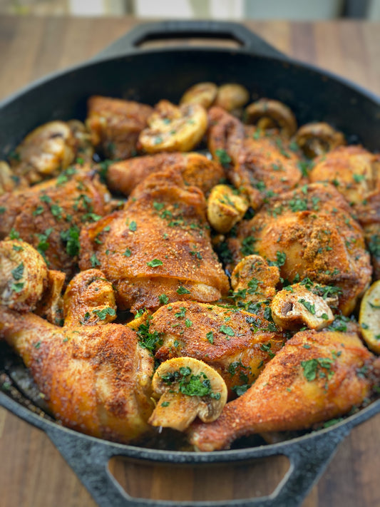 Chicken and mushroom skillet