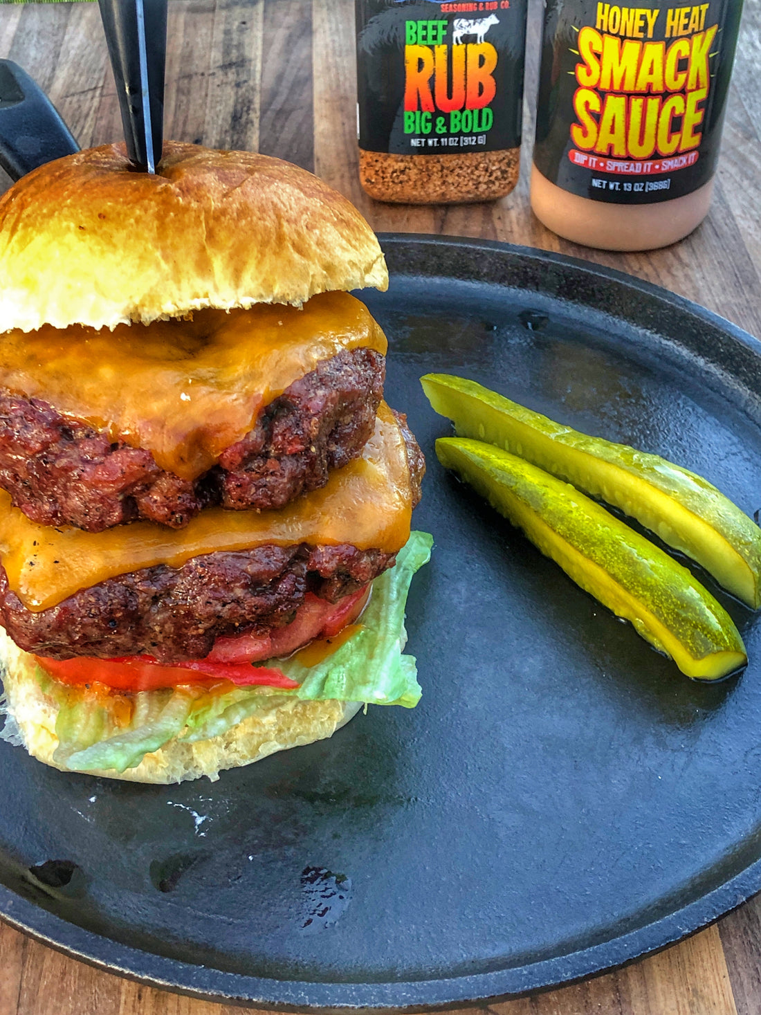 Smoked Bacon Double Cheeseburger