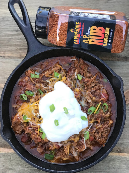 Whiskey pulled pork stew