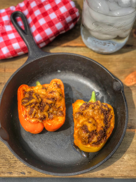 Quick and Easy BBQ Stuffed Peppers