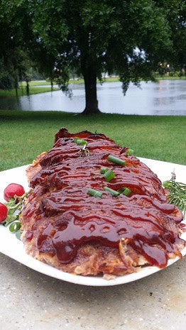 Buffalo Wild Boar Meatloaf on the Big Green Egg