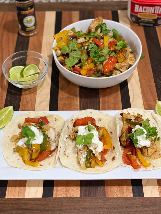 Air fryer chicken fajitas!