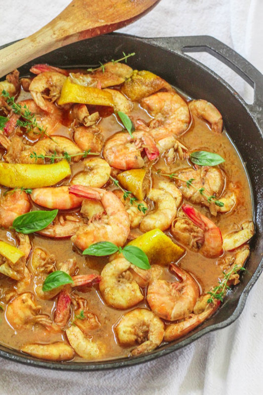 New Orleans-style BBQ Shrimp via Syrup and Biscuits