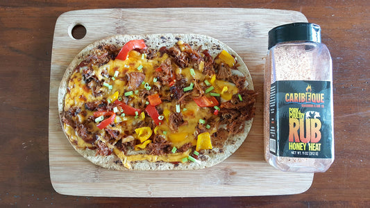 Flatout® Bbq Pulled Pork Flatbread Pizza with Caribeque Honey Heat