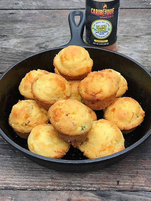 Bacon, jalapeno and cheddar cornbread muffins!