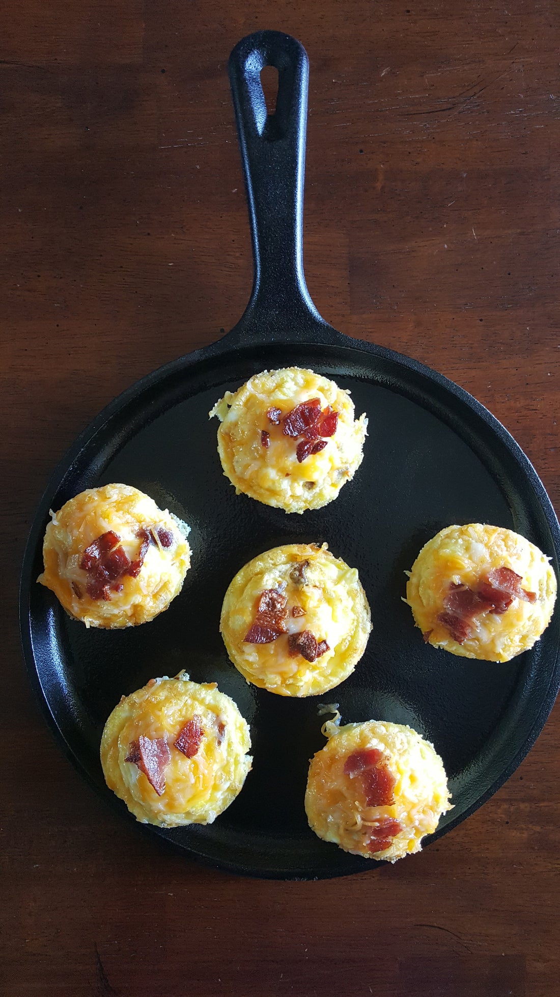 Sausage, bacon , egg and cheese breakfast muffins