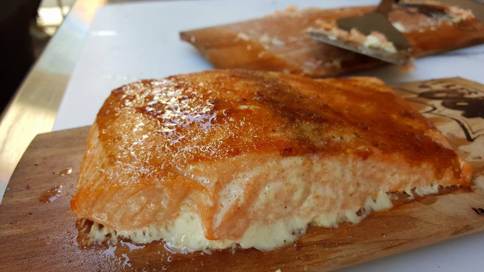 Cedar Planked Smoked Salmon on your pellet smoker!
