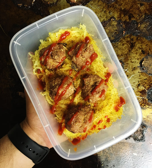 Spaghetti Squash and Turkey Meatballs