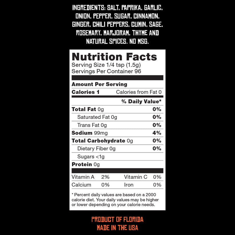 Calypso Original Seasoning (Case) Caribeque Seasoning & Rub Co.