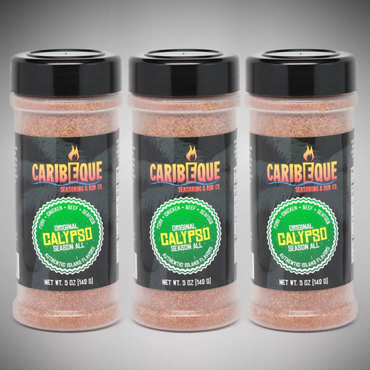 3-Pack Calypso Original Season All (5 oz Shaker Bottles) - Best BBQ Seasoning & Rub Co.